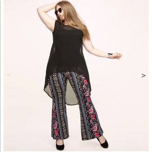 Loralette Floral Bell Bottom Pant